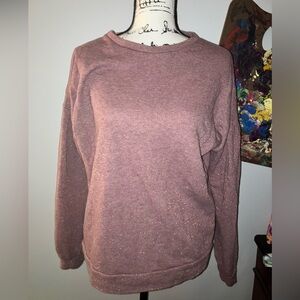 Sparkly pink crew neck size large